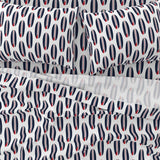 Red, White and Blue Classic Surfboards Sheet Set - Medium Scale - Extremely Stoked® Eco Luxe Surfer Bedding