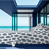 Ocean Blues Classic Surfboards Sheet Set from Surfer Bedding™️ Medium Scale - Extremely Stoked