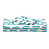 aqua blue and orange surfboards surfer sheet set