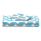 aqua and pink surfboard sheets