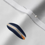 Navy Blue and Orange Mini Size Classic Surfboards Sheet Set from Surfer Bedding™️ - Extremely Stoked