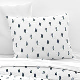 Navy Blue and Fresh Green Mini Size Classic Surfboards Sheet Set from Surfer Bedding™️ - Extremely Stoked