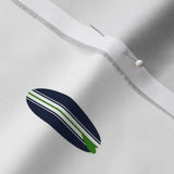 Navy Blue and Fresh Green Mini Size Classic Surfboards Sheet Set from Surfer Bedding™️ - Extremely Stoked
