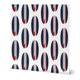 red, white and blue classic surfboards wallpaper
