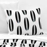 Black and Grey Classic Surfboards Sheet Set from Surfer Bedding™️ Large Scale - Extremely Stoked