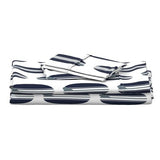Navy Blue and Grey Classic Surfboards Sheet Set from Surfer Bedding™️ Large Scale - Extremely Stoked