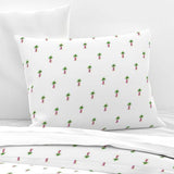 Palm Trees with Pink Surfboard Sheet Set from Surfer Bedding™️ - Extremely Stoked