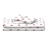 Surfer Red and Aqua Ocean Blue Mini Size Classic Surfboards Sheet Set - Extremely Stoked