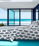 Ocean Blues Classic Surfboards Sheet Set from Surfer Bedding™️ Medium Scale - Extremely Stoked