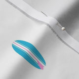 Aqua Ocean Blue and Soft Pink Mini Size Classic Surfboards Sheet Set - Extremely Stoked