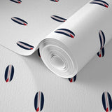 Red, White and Blue Classic Mini Size Surfboards Wallpaper