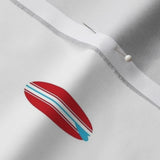 Surfer Red and Aqua Ocean Blue Mini Size Classic Surfboards Sheet Set - Extremely Stoked
