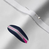 Navy Blue, White and Surfer Girl Pink Mini Size Classic Surfboards Sheet Set from Surfer Bedding™️ - Extremely Stoked