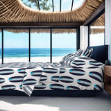 Ocean Blues Classic Surfboards Sheet Set from Surfer Bedding™️ Large Scale - Extremely Stoked