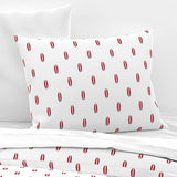 Surfer Red and Aqua Ocean Blue Mini Size Classic Surfboards Sheet Set - Extremely Stoked