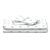 Slate Blue and Sage Green Mini Size Classic Surfboards Sheet Set from Surfer Bedding™️ - Extremely Stoked