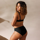 Black Two Piece High Waisted Bikini from Extremely Stoked - Extremely Stoked