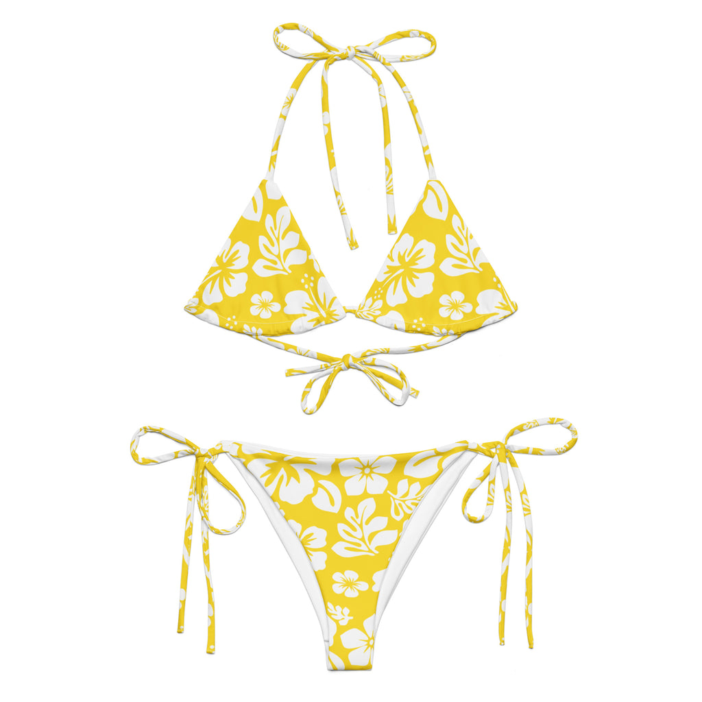 水着・ラッシュガード swim wear botanical flower yellow swim wear botanical flower yellow