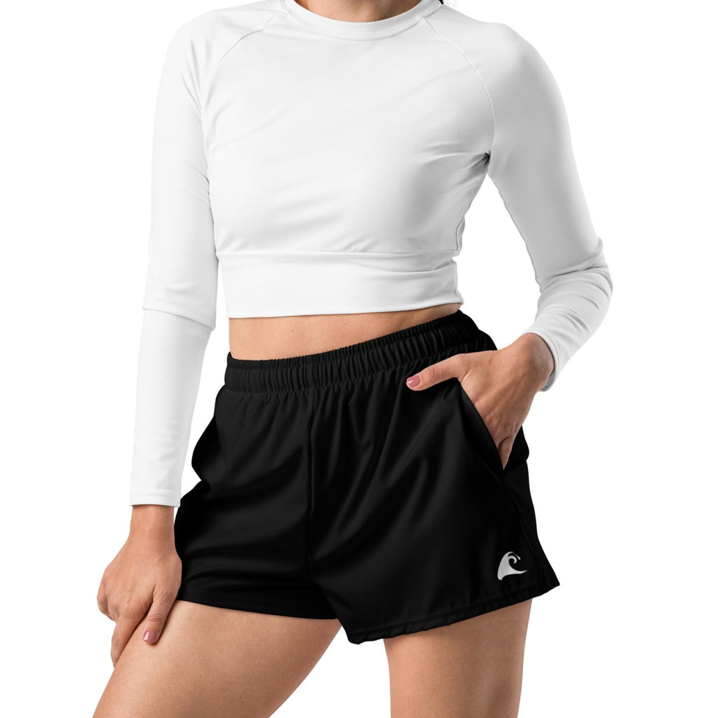 【HDEX】 Women's Track Slick Swim Shorts / 追跡付 alyssa-mid-swim-short-