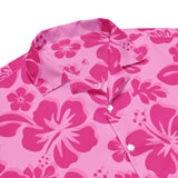 Raspberry Pinks Hawaiian Print Aloha Shirt - Extremely Stoked