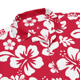 White and Red Hawaiian Print Aloha Shirt – Eco Apparel by Extremely Stoked®