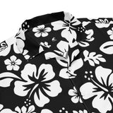 White and Black Hawaiian Print Aloha Shirt – Eco Apparel by Extremely Stoked®