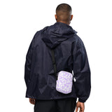 Lavender and White Hawaiian Flowers Crossbody Bag - Beach & Surf Style by Extremely Stoked®