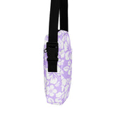 Lavender and White Hawaiian Flowers Crossbody Bag - Beach & Surf Style by Extremely Stoked®