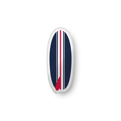 Red, White and Blue Surfboard Throw Pillow – Extremely Stoked® Eco Luxe Surfer Bedding Collection