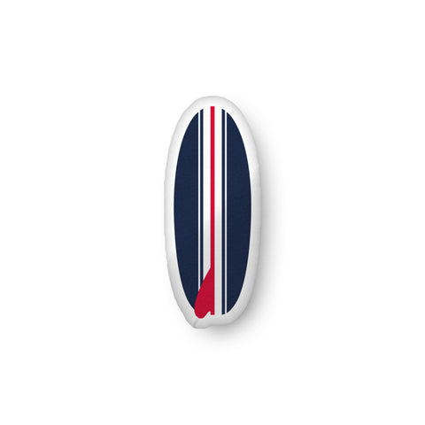 Red, White and Blue Surfboard Throw Pillow – Extremely Stoked® Eco Luxe Surfer Bedding Collection