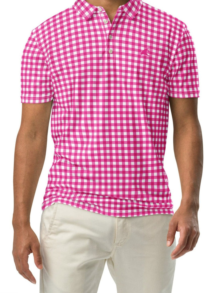men's pink gingham dress shirt The Pink Kent Gingham Custom Shirt