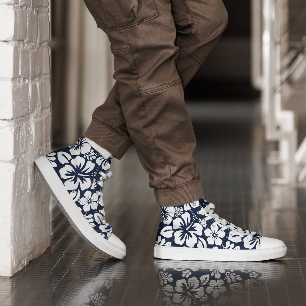 mens-high-top-canvas-shoes-  display picture 3