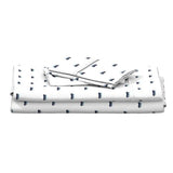 Navy Blue, White & Aqua Blue Surf Bus Sheet Set – Extremely Stoked® Eco Luxe Surfer Bedding Collection