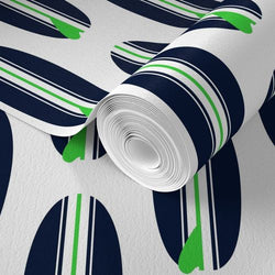 Navy Blue and Lime Green Surfboards Wallpaper