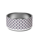 Red, White and Blue Mini Surfboards Pet Bowl - Extremely Stoked® Pets