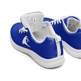 Women’s Royal Blue Athleisure Sneakers with White Epic Wave Logo – Extremely Stoked® Surf Style Shoes