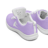 Women’s Lavender Athleisure Sneakers with White Epic Wave Logo – Extremely Stoked® Surf Style Shoes