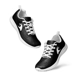 Women’s Black Athleisure Sneakers with White Epic Wave Logo – Extremely Stoked® Surf Style Shoes
