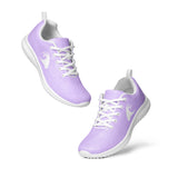 Women’s Lavender Athleisure Sneakers with White Epic Wave Logo – Extremely Stoked® Surf Style Shoes