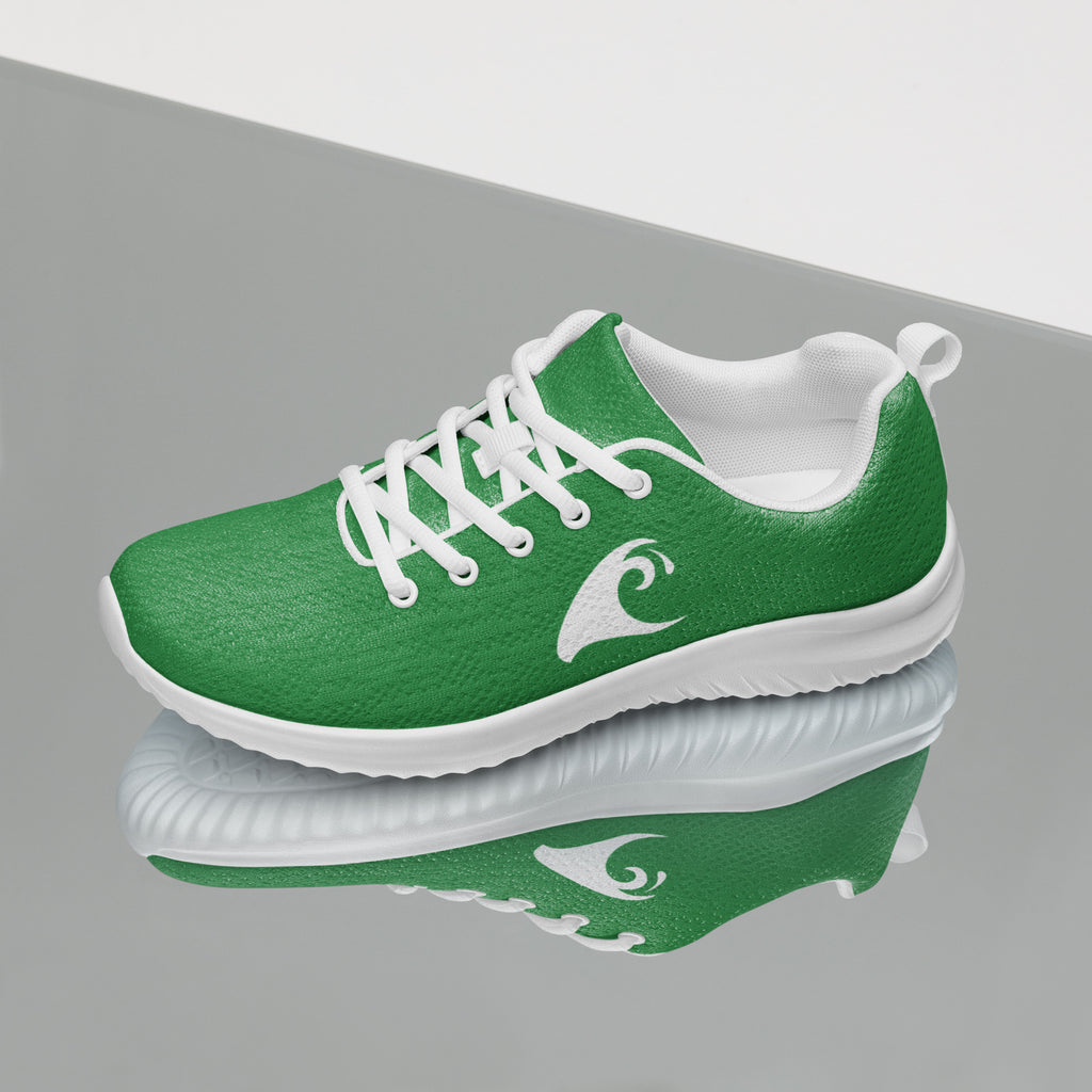 Green athletic shoes hotsell