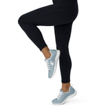 Women’s Slate Blue Athleisure Sneakers with White Epic Wave Logo – Extremely Stoked® Surf Style Shoes