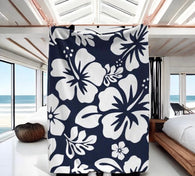 Hawaiian Surf Style Throw Blankets