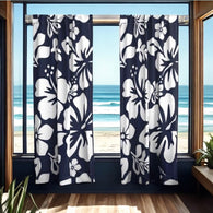 Hawaiian Surf Style Window Curtains
