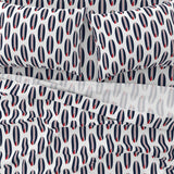 Red, White and Blue Classic USA Surfboards Sheet Set from Surfer Bedding - Medium Scale