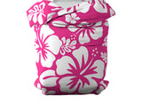 Hot Pink & White Hawaiian Flowers Duvet Cover – Large Scale – Extremely Stoked® Eco Luxe Beach Bedding