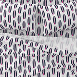 Navy Blue, White and Surfer Girl Pink Classic Surfboards Sheet Set