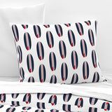 USA Red, White and Blue Classic Surfboards Sheet Set