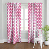 PINK AND ORANGE SURFBOARDS WINDWO CURTAINS