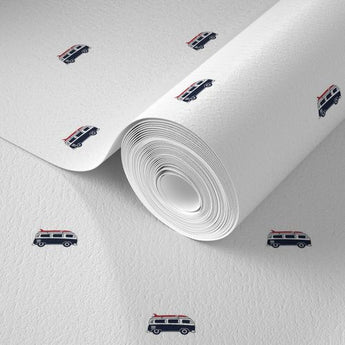 navy blue surf bus wallpaper