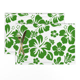 Fresh Green Hawaiian Flowers Placemats